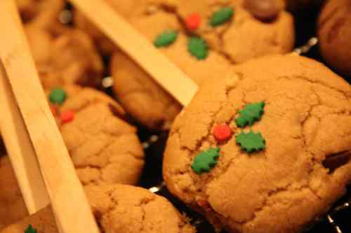 christmas cookies on a stick